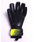 Перчатки вратарские "KELME" Training Level Goalkeeper Gloves, чёрно-жёлтые, р.7 Чёрный-фото 4 additional image